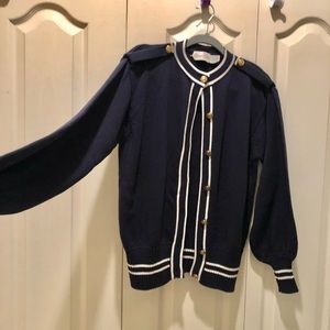 Marisa Christina cardigan nautical style